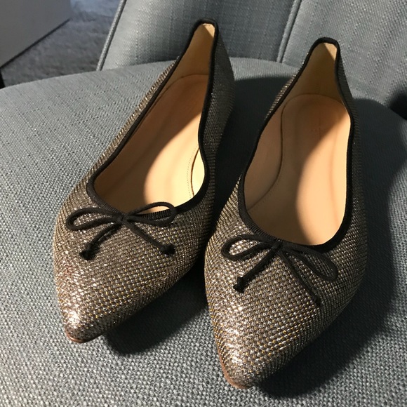 J. Crew Shoes - New J. Crew Gemma Glitter Flats